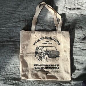 Phoebe Bridgers Punisher tour merch tote bag